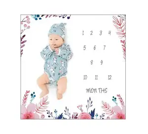 Prachtige Huidvriendelijke Baby Fleece Deken Superzachte Sublimatie Baby Mousseline Deken