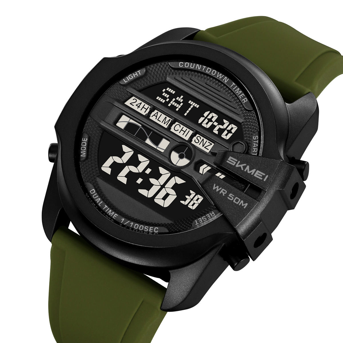 SKMEI 2442 Multifunction Men's Sports Watch Waterproof Luminous