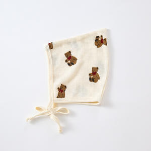 2022 Custom <b>Clothes</b> Baby and <b>Kids</b> Waffle Cotton Cute Long Sleeve Set Outfit with <b>Label</b> - Product Image 4