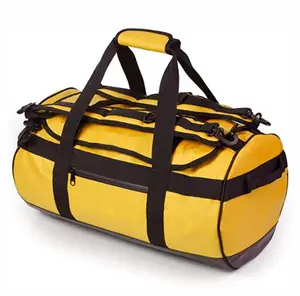 Venda quente de boa qualidade caminhadas viagem duffel saco, à prova d' água de tarpaulin pvc mochila duffel saco