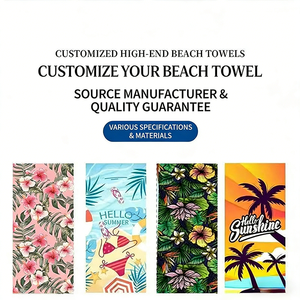 Serviette de plage en microfibre de qualité professionnelle, super absorbante, séchage rapide, résistante au sable, commande en gros avec personnalisation de la marque pour les centres de villégiature - Product Image 3