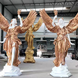 Decoración cuadrada, artesanía <span class=keywords><strong>de</strong></span> resina europea, figuras <span class=keywords><strong>de</strong></span> diosa <span class=keywords><strong>de</strong></span> la Victoria, escultura, estatua clásica <span class=keywords><strong>de</strong></span> <span class=keywords><strong>mujer</strong></span> - Product Image 1