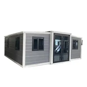 Taşınabilir ev katlanabilir konut katlanabilir uzatılabilir konteyner ev 3 yatak odası ev