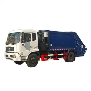 Lage Prijs Dongfeng 4X2 12cbm 10-12Ton Afvalafval Afvalinzameling Vuilnispers Vrachtwagen Te Koop