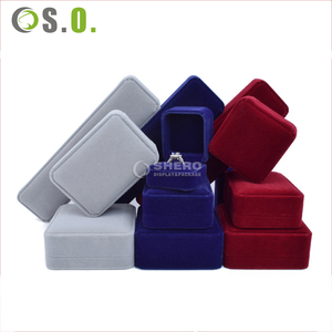 High Quality Velvet Jewelry Box Set for <b>Ring</b> Necklace Pendant Multiple Colors Available for Jewelry <b>Storage</b> And Display - Product Image 3