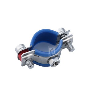 Abrazadera para Tubería de Agua de Acero Inoxidable 304 con Funda Protectora y Acolchado de Rosca Interna - Abrazaderas Duraderas para Mangueras - Product Image 1