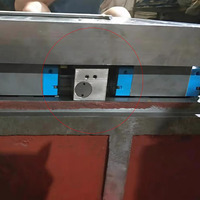 Élément de serrage et de freinage linéaire CP20s en acier inoxydable et alliage d'acier pour rail de guidage, pour machines CNC