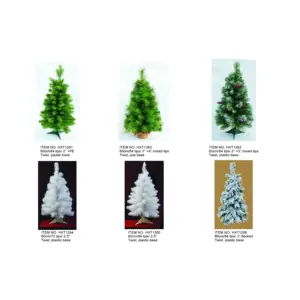 Prezzo di fabbrica da 3ft a 10ft alberi di Natale artificiali decorazioni perfette per l'albero di Natale