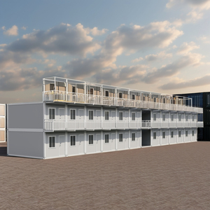 JHCE1 Casa Contenedor Prefabricada Móvil de Acero con Paneles Sándwich, Diseño Moderno para Escuela, Apartamento, Exterior, Fabricada en China - Product Image 1