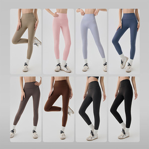 <span class=keywords><strong>Legging</strong></span> de yoga haut de gamme en tissu 7A antibactérien pour femme, effet seconde peau, taille haute, galbe fessier parfait, idéal pour le fitness - Product Image 3