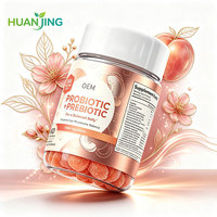 Gummies Probiotiques pour Femmes Adultes 5 Milliards de UFC Saveur Canneberge Soin Intime Soutien Digestif et Immunitaire Sans Sucre Végétalien OEM