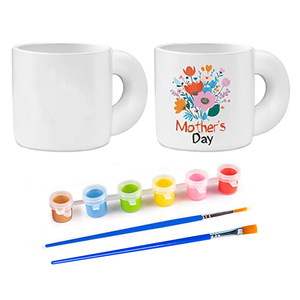 Tazze <span class=keywords><strong>da</strong></span> caffè in ceramica verniciabili <span class=keywords><strong>per</strong></span> arte e artigianato 4 pezzi dipingono la tua tazza fai <span class=keywords><strong>da</strong></span> te tazze <span class=keywords><strong>da</strong></span> caffè Kit di pittura <span class=keywords><strong>per</strong></span> <span class=keywords><strong>adulti</strong></span> e bambini - Product Image 6