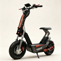 Scooter Eléctrico Plegable de 15000W, 120km/h, 72V, 60Ah, 140-160km de Autonomía, Doble Suspensión, Scooter Eléctrico Todoterreno para Adultos