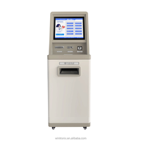 Terminal POS Layar Sentuh Kapasitif Indoor Wintronix 10 Titik, Pembaca Barcode, Fungsi SDK, Model Berdiri