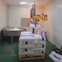 Unité contrôlée par PLC, Cellule de déchargement de sacs, Bras robotique, Désengaucheteuse de sacs, Décasseuse de sacs 25-100 kg/sac, 80-120 sacs/h