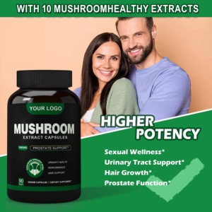 แคปซูลเห็ดแผงคอสิงโตแบบออร์แกนิกผงสกัดจากเห็ดมีตราสินค้าเฉพาะ - Product Image 3