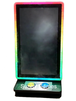 Máquina de Juego con Pantalla Táctil Curva de 23.6 Pulgadas para Bar, Gabinete de Juego de Habilidad Personalizado en Negro para Máquinas de Juego de Arcade