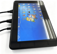 Moniteur tactile tout-en-un HD IPS haute luminosité 7 pouces 1000 nits pour la commande en restaurant et la surveillance de sécurité