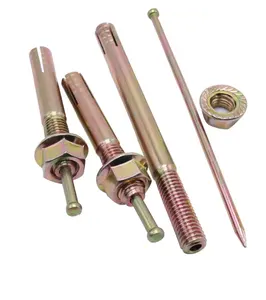 Amarillo Zinc Metal Heavy Duty Expansion Hammer Drive Anchor Hardware Fastener Metal Hit Anchor in Fastener