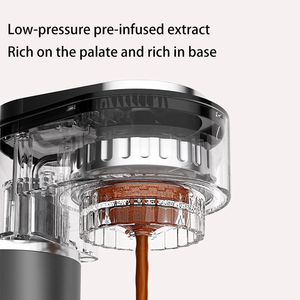 Plástico eléctrico de alta calidad portátil <span class=keywords><strong>15</strong></span> <span class=keywords><strong>bares</strong></span> máquina de <span class=keywords><strong>espresso</strong></span> 150ML autocalentamiento rápido Brew viaje hogar Mini taza - Product Image 2
