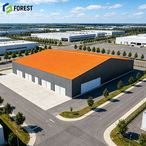 Industrial Grade Prefabricated Steel Structure <b>Storage</b> Warehouse Fast Erection Heavy Duty Commercial Frame Depot - Product Image 1