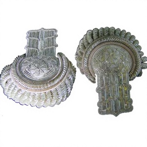 Hombreras de uniforme estilo clásico con flecos, personalizadas, de lona bordada y cosida, 89th Uniform - Product Image 5