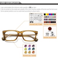 Étui à lunettes JMM79RX de haute qualité, vintage, rectangulaire, avec logo personnalisé, en acétate, unisexe, fait main, à monture épaisse, léger et écologique