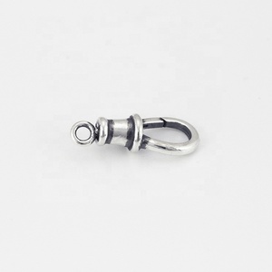 Conector de Plata de Ley 925 para Colgante de Collar, Cierre Giratorio Ovalado, Soporte para Dijes, Fecho de Langosta, 14mm 16mm - Product Image 5