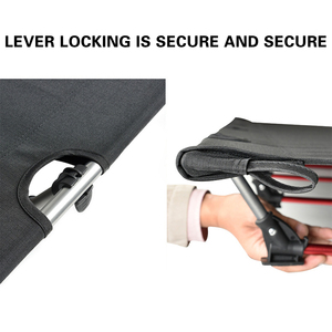 Letto da Campeggio in Acciaio Inox Portatile Pieghevole per Uso Ospedaliero Letto da Spiaggia Singolo Design da Campo Facile da Montare Capacità 150KG - Product Image 6