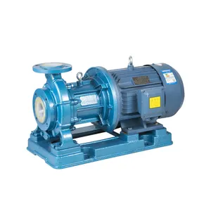 Stainless Steel Industrial Chemical Transfer Pump No Leakage Fluorine Lined Magnetic Pump