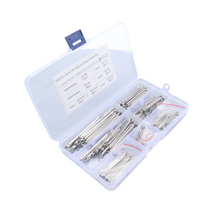 Iqihui 150Pcs 304 Stainless Steel Cotter <b>Pin</b> Assortment 7 Sizes General Use Safety <b>Pins</b> Bright Finish - Product Image 1
