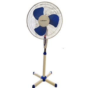 Ventilatore a piedistallo da 16 pollici con ventola da bagno con telecomando a 3 velocità con telecomando per il raffreddamento ad aria con presa 3 Aspas Abanico - Product Image 1