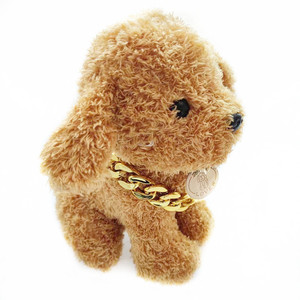Nuova Collana a Catena Dorata per Animali Domestici - Elegante Accessorio Stile Cowboy in Resina per Corgi, <span class=keywords><strong>Bulldog</strong></span> Francesi e Gatti - Product Image 2