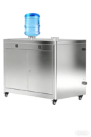 Station de remplissage d'eau semi-automatique 20L (5 gallons) avec 4 robinets et emballage en caisse