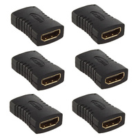 Adaptador HDMI Hembra a Hembra, Conector HDMI, Extensor, Convertidor, Compatible con 3D 4K 1080P para TV, Roku, Fire Stick, PS5, PS4, PC