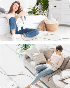 SUNGUY CE Certified chargeur de téléphone <b>USB</b> Nylon Braided 5m <b>USB</b> Data <b>Cable</b> 18W Fast Charging <b>Cable</b> for Phone Laptop - Product Image 6