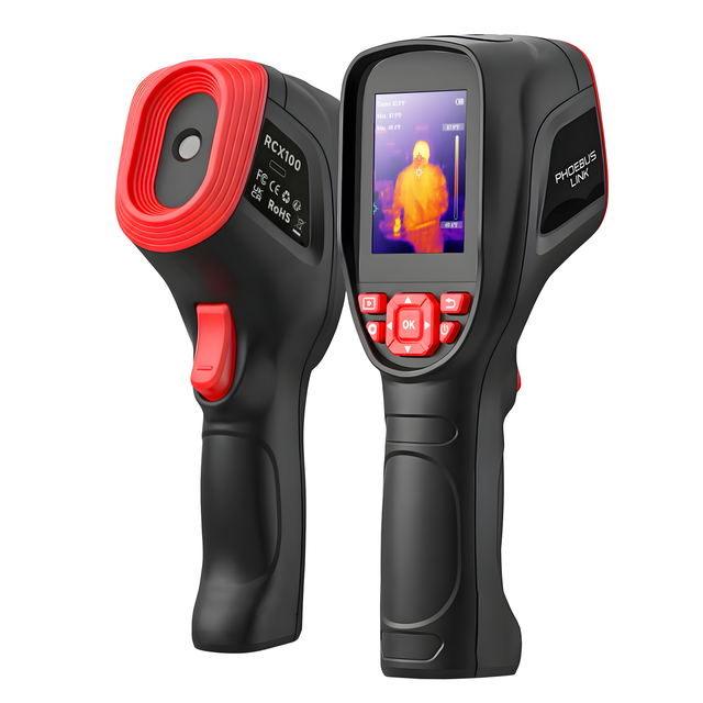AI Super-Resolution 320x240 Thermal Imaging Camera 25Hz High Frame Rate 15H Battery Life Infrared Imager for HVAC PCB