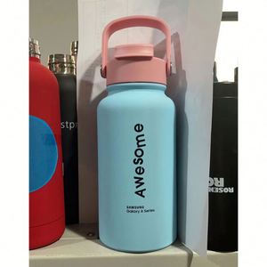 Soft Touch Vacuum Insulated Stainless Steel Thermos Cup Handle Lightweight Portable Large Capacity 6-12 Hours Thermal - Product Image 6