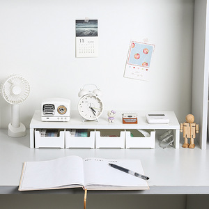 Organizador de oficina, estante de almacenamiento de escritorio con compartimentos para papelería y electrónica, tipo rectangular vertical - Product Image 1