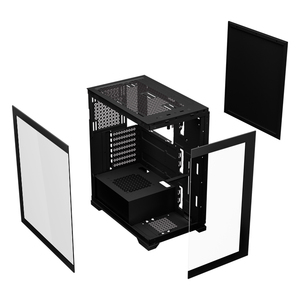 Boîtier <span class=keywords><strong>PC</strong></span> <span class=keywords><strong>Tour</strong></span> Complète SNOWMAN en Verre Trempé <span class=keywords><strong>pour</strong></span> Ordinateur de Bureau Gaming - Vente Flash - Boîtier <span class=keywords><strong>PC</strong></span> ATX <span class=keywords><strong>pour</strong></span> Gamers - Product Image 3
