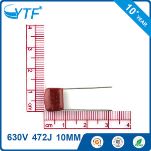 Condensador de flujo de 630V, 472J, potencia de polipropileno metalizado para placa de circuito - Product Image 2