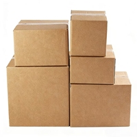Boîtes en carton ondulé personnalisables pour l'expédition et l'emballage de colis, recyclables, avec logo et impression personnalisés pour les articles de boisson et les produits ménagers