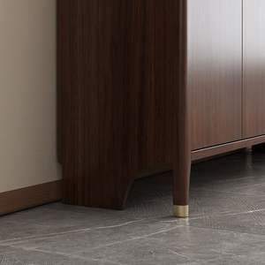 Zapatero de pared estilo chino, gran capacidad de almacenamiento para la entrada del hogar, sin perforaciones, acabado lacado. - Product Image 1