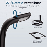 Lampe de cou légère et flexible, rechargeable USB-C, à intensité variable, pour chambre à coucher, économe en énergie, personnalisable, pour dropshipping et commandes en gros