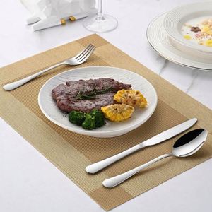 Oferta Especial: Juego de Cubiertos de Acero Inoxidable para Cocina, Cuchillos, Tenedores y Cucharas para Restaurante, Vajilla Plateada para Bodas y Alquiler en Hoteles - Product Image 3