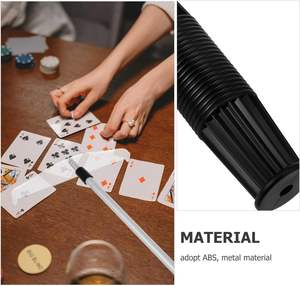 Accessoires de croupier de <span class=keywords><strong>roulette</strong></span> télescopique, râteaux à jetons en acrylique pour collectionneur de jetons de poker, jeux pour soirée de jeux, présentoirs - Product Image 2