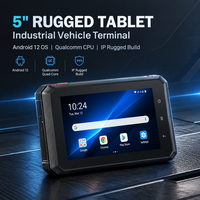 Tablette Android 12 robuste de 5 pouces pour véhicule, Qualcomm Quad Core, 4G LTE, GNSS, GPS, MDT pour la gestion de flotte de taxis
