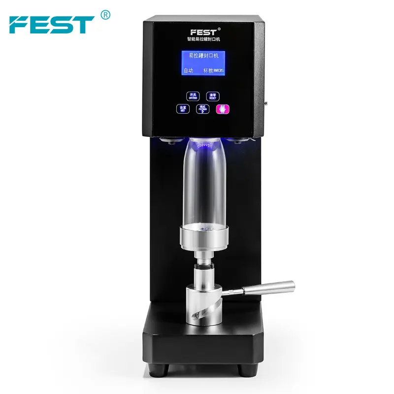 FEST Electric Plastic Drink Aluminum Can Canning Pet Bottle Sealer Hand Operated Can Sealing Machines