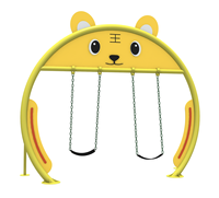 Columpio de Cuerda con Forma de Tigre, Personalizado para Parques de Diversiones, en Venta para Niños, Juegos Infantiles al Aire Libre
