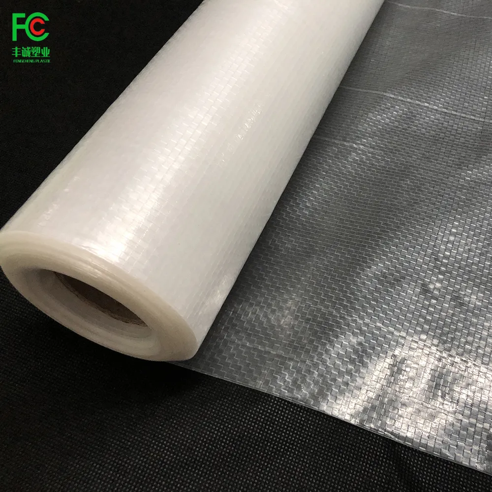 UV treated 200 micron woven greenhouse cover reinforced fabric greenhouse plastic film